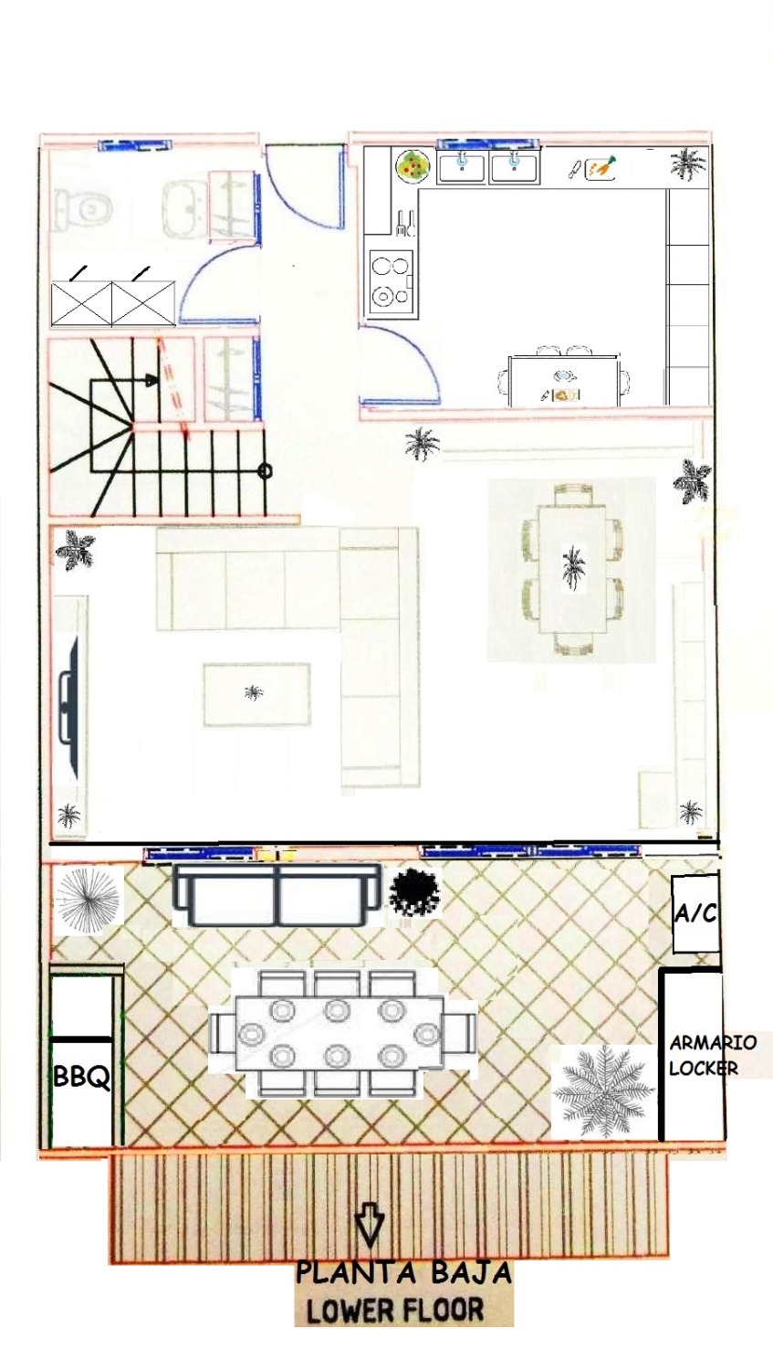 EINWANDFREIES PENTHOUSE ZU EINEM REDUZIERTEN UND VERHANDELBAREN PREIS, Ausgezeichnetes Duplex-Penthouse, renoviert.