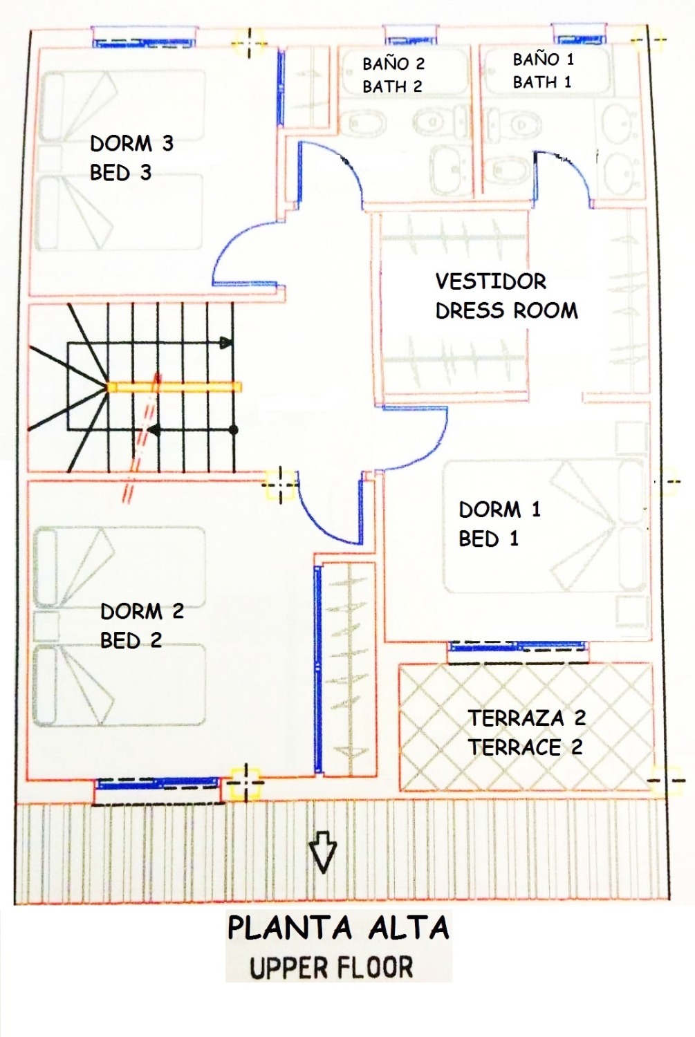 EINWANDFREIES PENTHOUSE ZU EINEM REDUZIERTEN UND VERHANDELBAREN PREIS, Ausgezeichnetes Duplex-Penthouse, renoviert.
